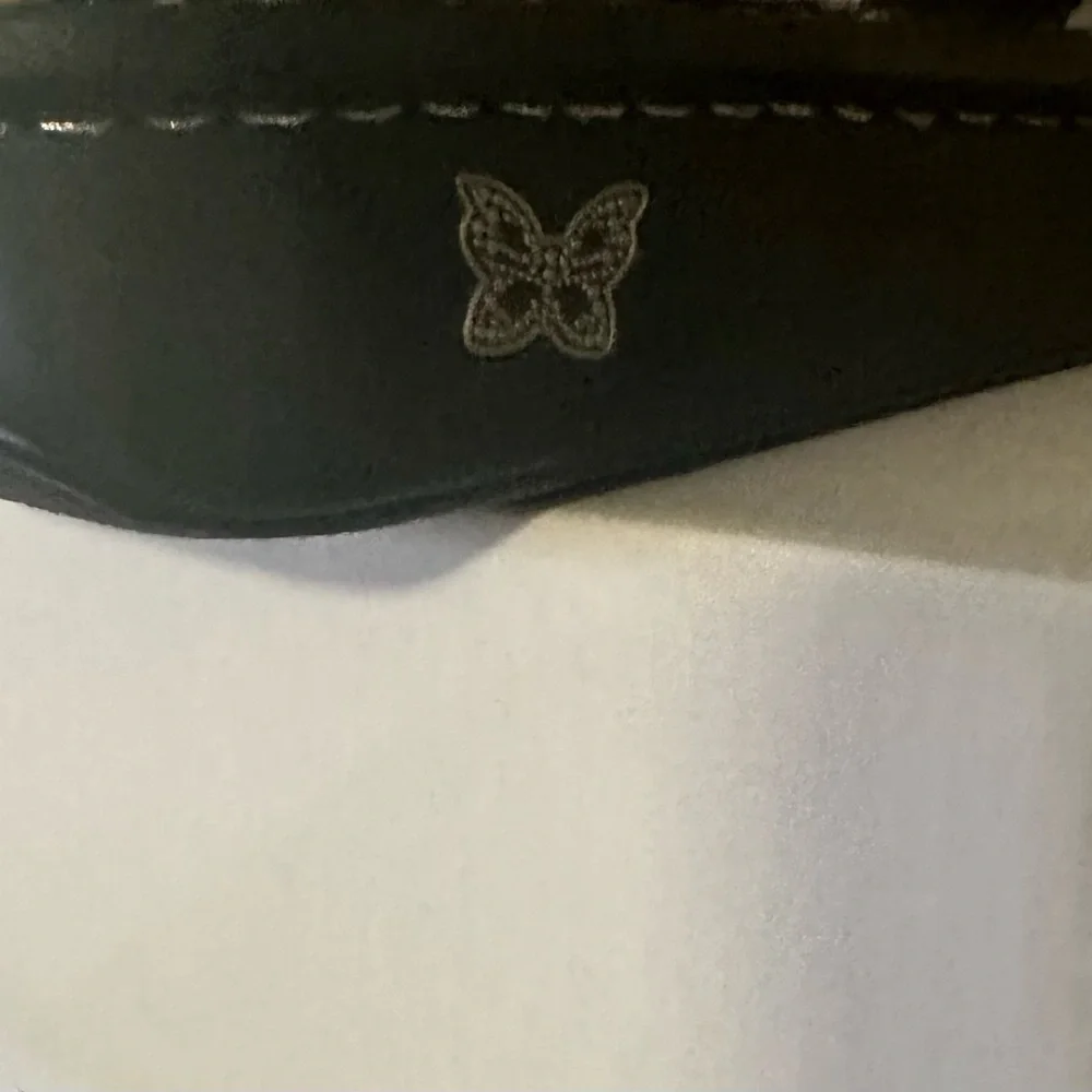 EUC VTG Algeria Verona Black Leather Sandals MAR-611A Sz 10.5/41 w/Original Box - Picture 5 of 8